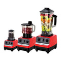 3.0Ltrs 3 in 1 Multipurpose Blender - Red/Black - 9500W