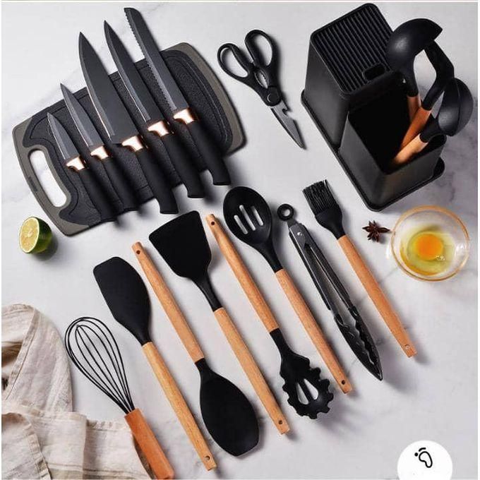 19 Pieces Nonstick cooking utensils & Ladles set