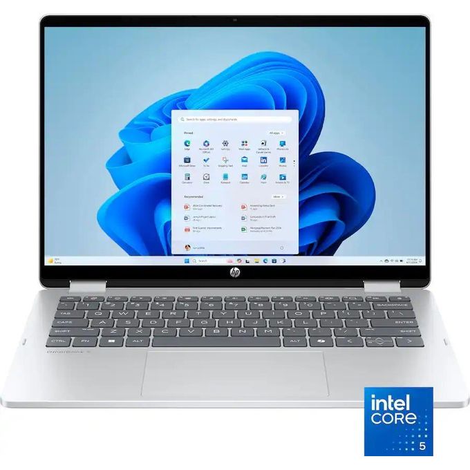 Hp OmniBook 5 Flip 14-fp0013dx X360 Laptop, 14-Inch 2K IPS Touch Display, Intel Core 5 120U Processor, 15th Gen, 8GB DDR5-Onboard RAM, 512GB M.2 SSD, Keyboard Backlite, Windows 11