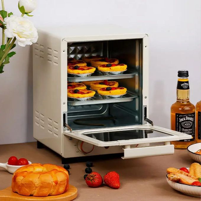 15L 3 Layer Vertical Silver Crest Mini Oven