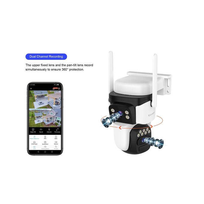 Share this product    Vstarcam BG621DR Solar Panel, Outdoor 4G Battery Camera