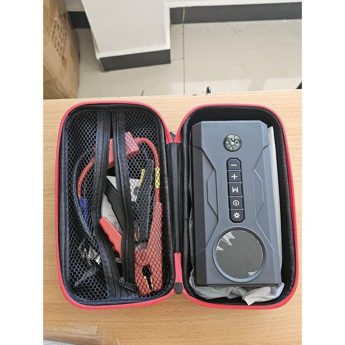 4-in-1 Jump Starter with Air Compressor and Power Bank