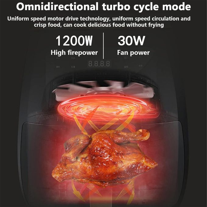 Extra Large Healthy Air Fryer - 2400W - 6L