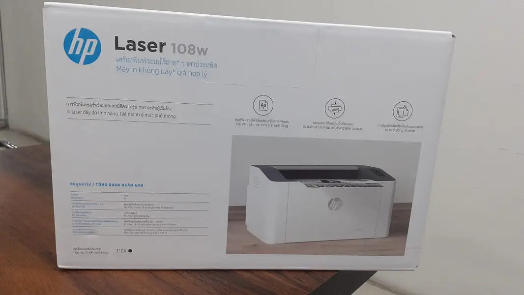 Hp Laserjet 108W Single Function Monochrome Wi-Fi, USB Laser Printers for Home/Office