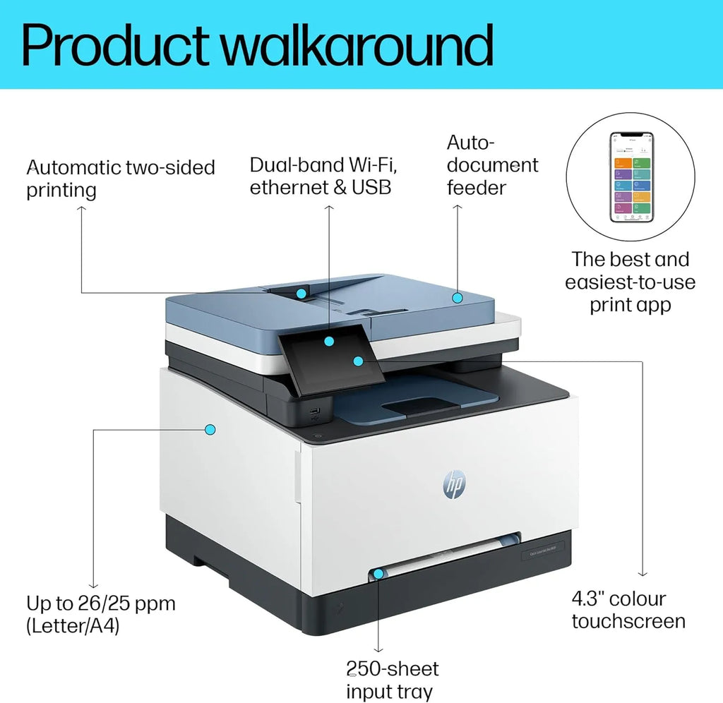 HP Color LaserJet Pro MFP 3303fdw All-in-One Printer