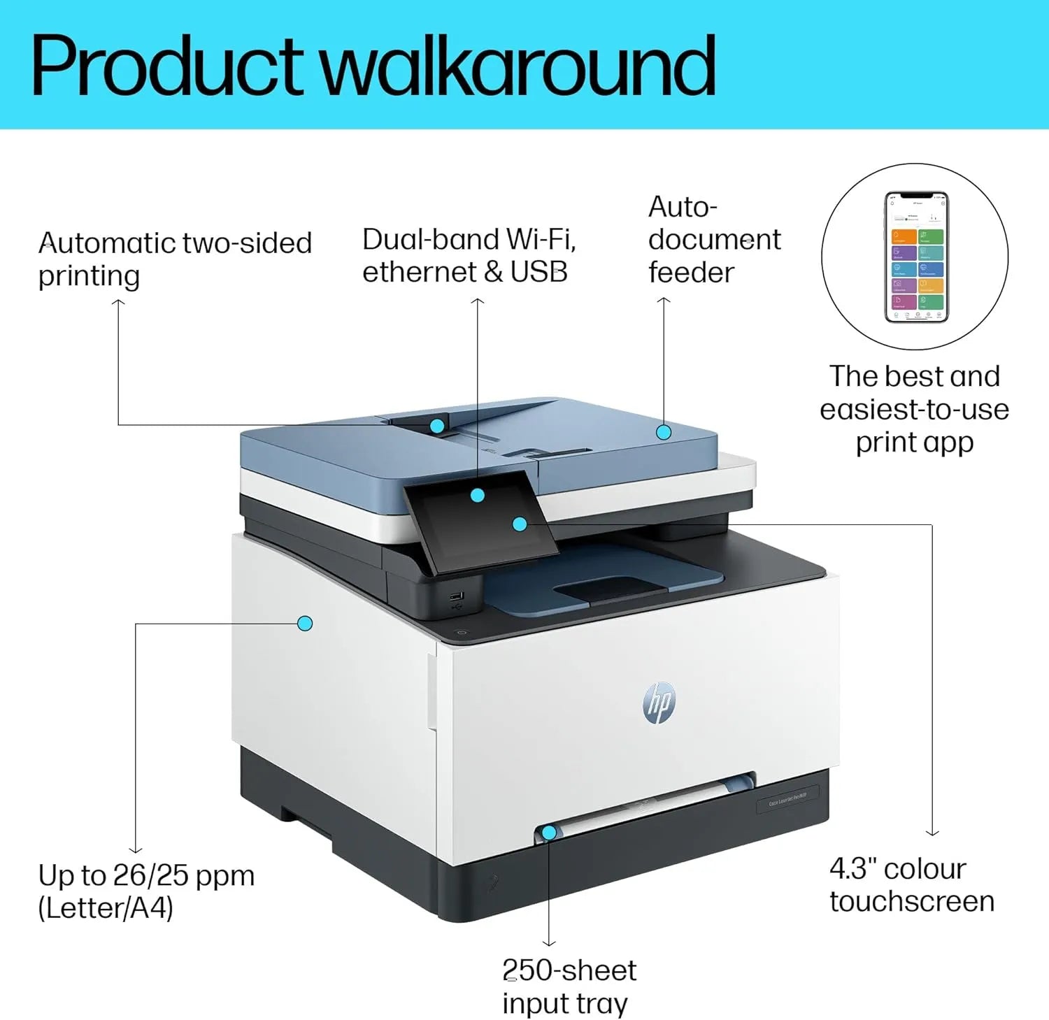 HP Color LaserJet Pro MFP 3303fdw All-in-One Printer