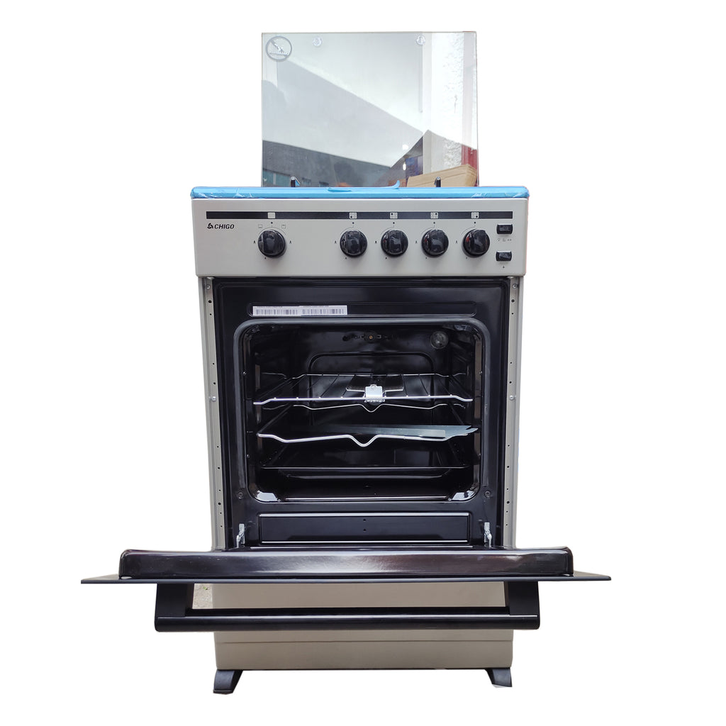 Chigo 4 Burner Gas Cooker 50×50 Oven and Grill