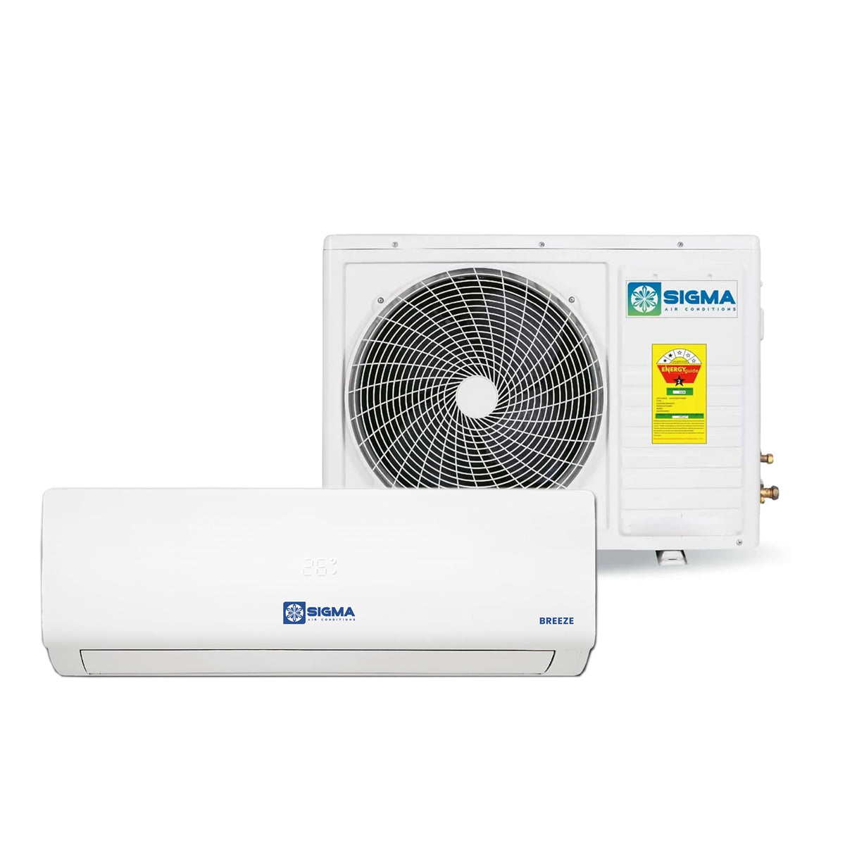 Sigma 2.0Hp R410 Split AC BREEZE-HY18SB