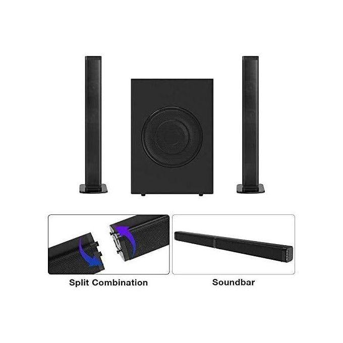 Onyx Power Mixers BT Sound Bar Speaker Music Subwoofer